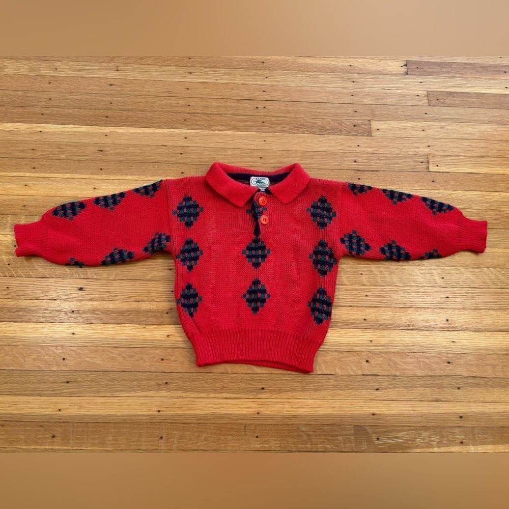 IZOD Lacoste vintage knit toddler sweater